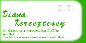 diana keresztessy business card